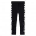 Legging met glanzende logo's HUGO Voor