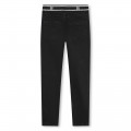 Slim-fit jeans with logo waist HUGO for GIRL