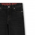 Loose jeans with frayed edges HUGO for GIRL