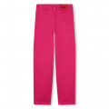 Faded cotton trousers HUGO for GIRL