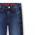 Pantalón vaquero con apliques HUGO para NIÑA