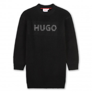 Robe pull cloutée HUGO pour FILLE