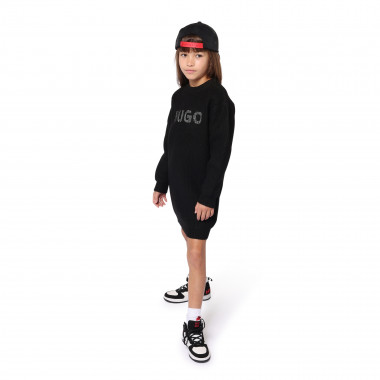 Robe pull cloutée HUGO pour FILLE