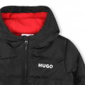 Hooded lined puffer jacket HUGO for GIRL