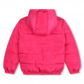 Hooded lined puffer jacket HUGO for GIRL