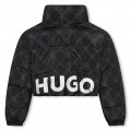 Reversible cropped puffer HUGO for GIRL