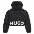 Reversible cropped puffer HUGO for GIRL