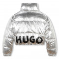 Reversible cropped puffer HUGO for GIRL