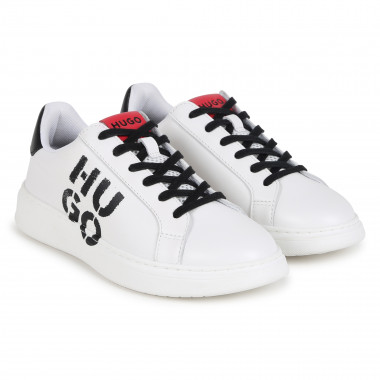 Sneakers stringate in pelle HUGO Per RAGAZZO