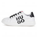 Leren sneakers met veters HUGO Voor