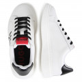 Leren sneakers met veters HUGO Voor