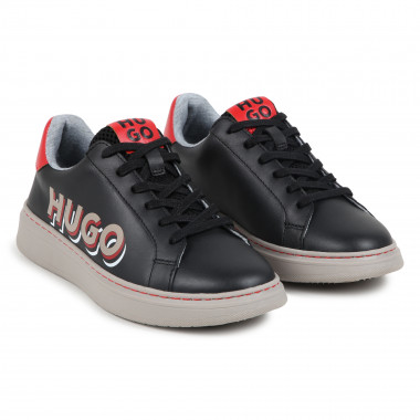 Sneakers stringate in pelle HUGO Per RAGAZZO