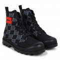 Lace-up zip-up boots HUGO for BOY