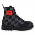 Lace-up zip-up boots HUGO for BOY