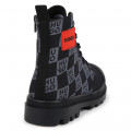 Lace-up zip-up boots HUGO for BOY