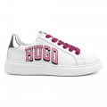 Sneakers met veters en print HUGO Voor