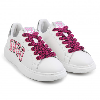 Printed lace-up trainers HUGO for GIRL