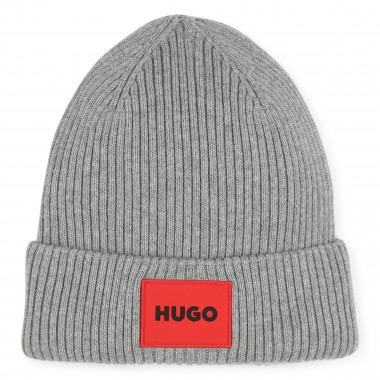 Gorro de punto de algodón HUGO para UNISEXO