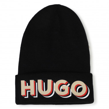 Bonnet à revers en tricot HUGO pour GARCON