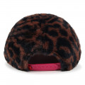 Printed fleece baseball cap HUGO for GIRL