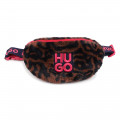 Printed fleece belt bag HUGO for GIRL