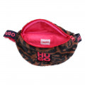 Printed fleece belt bag HUGO for GIRL