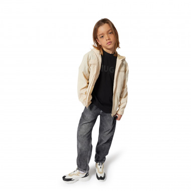Bi-material lace-up trainers HUGO for BOY