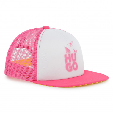 Casquette réglable bi-matière HUGO pour FILLE