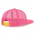 Adjustable bi-material cap HUGO for GIRL