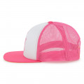 Adjustable bi-material cap HUGO for GIRL