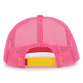Adjustable bi-material cap HUGO for GIRL