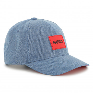 Denim-Cap aus Baumwolle HUGO Für JUNGE