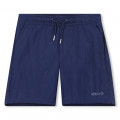 Water-repellent swim shorts HUGO for BOY