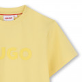 Kurzarm-T-Shirt aus Baumwolle HUGO Für JUNGE