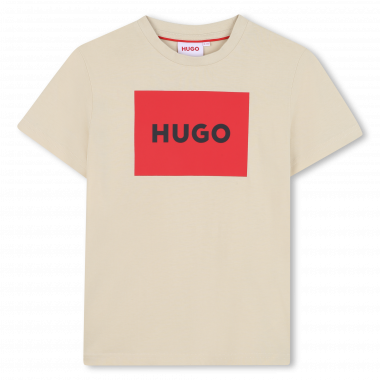Short-sleeved cotton T-shirt HUGO for BOY