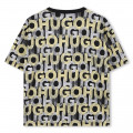 Gemustertes T-Shirt HUGO Für JUNGE