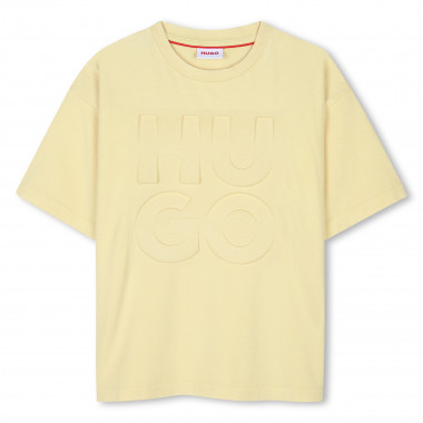 T-shirt délavé en coton HUGO pour GARCON