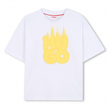 T-shirt manches courtes coton HUGO pour GARCON