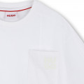 Kurzarm-T-Shirt aus Baumwolle HUGO Für JUNGE