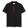 Short-sleeved piqué polo shirt HUGO for BOY