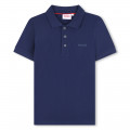 Short-sleeved piqué polo shirt HUGO for BOY