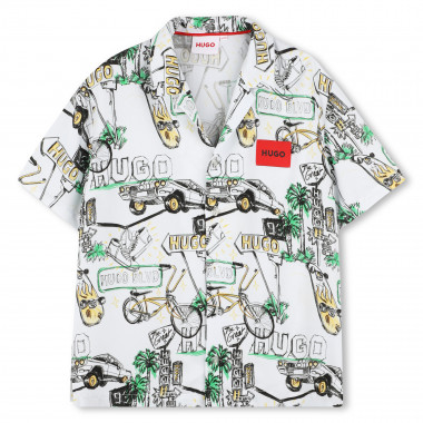 Chemise à manches courtes HUGO pour GARCON