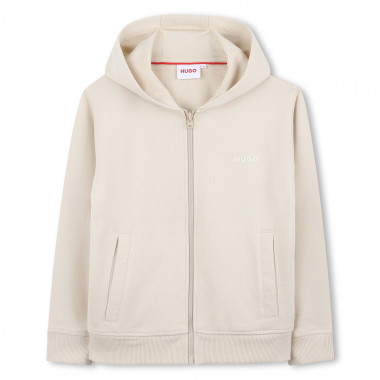 Hooded zipped sweatshirt HUGO for BOY