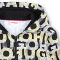 Sweatjacke mit Print HUGO Für JUNGE
