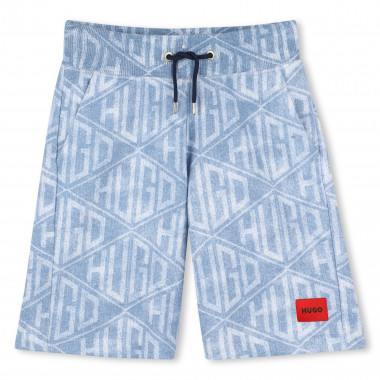 Bermuda de jogging effet jean HUGO pour GARCON