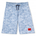 Denim-effect running shorts HUGO for BOY