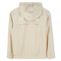 Hooded zipped windbreaker HUGO for BOY