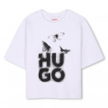 Short-sleeved T-shirt HUGO for GIRL