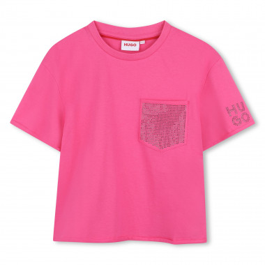 T-shirt à manches courtes HUGO pour FILLE