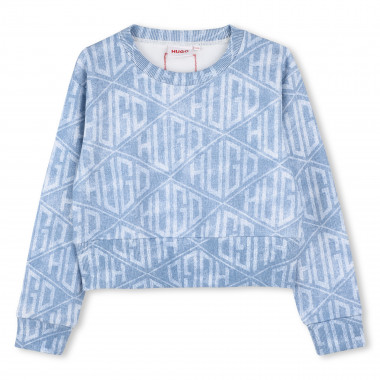 Sweat-shirt en molleton HUGO pour FILLE